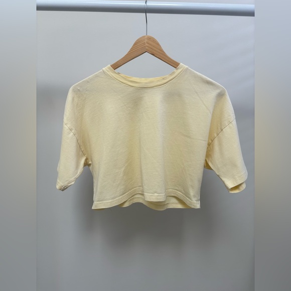 Aritzia TNA Cropped Cotton Shirt - Picture 1 of 5